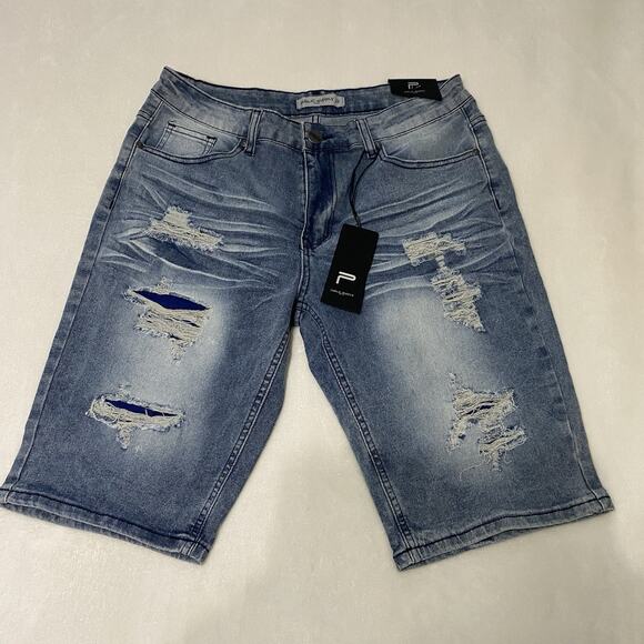 Public Supply NYC Men's Denim Jean Shorts Size 32 Blue - Picture 1 of 8